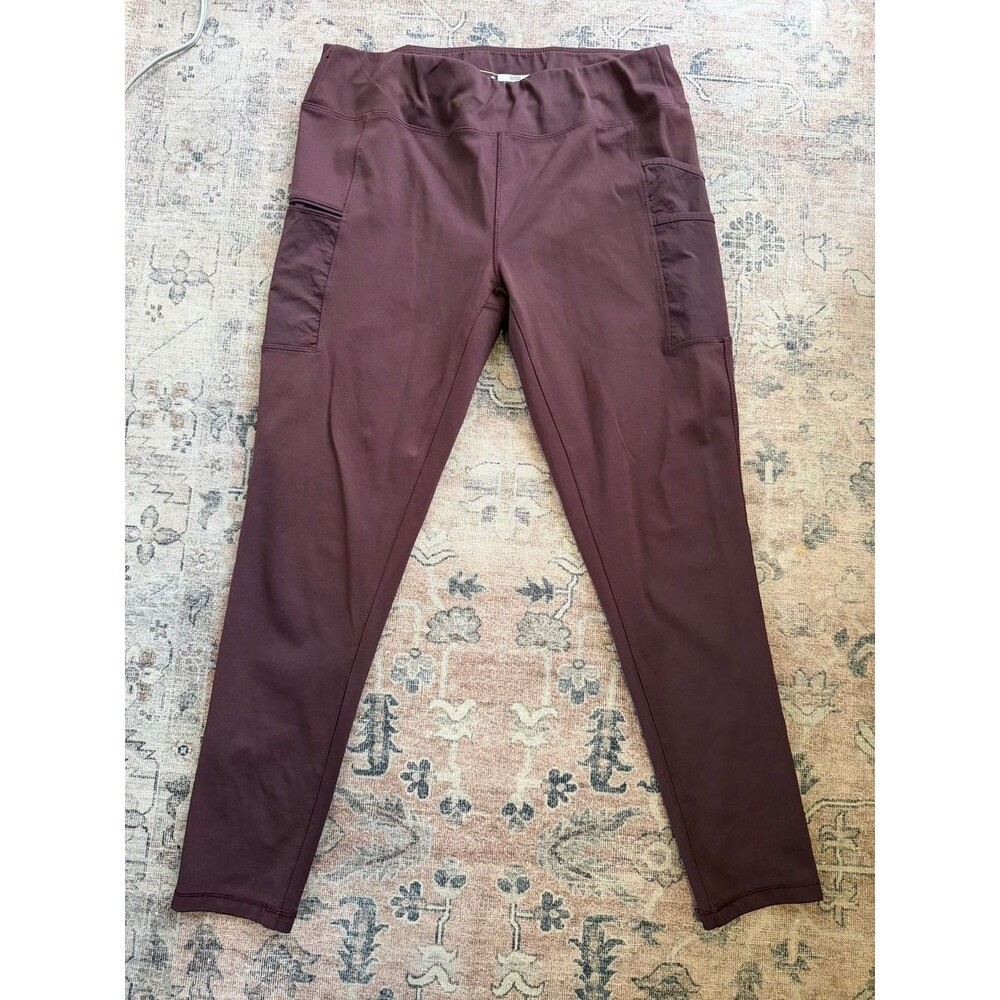 Carhartt Fitted Leggings Size L Regular Burgundy
